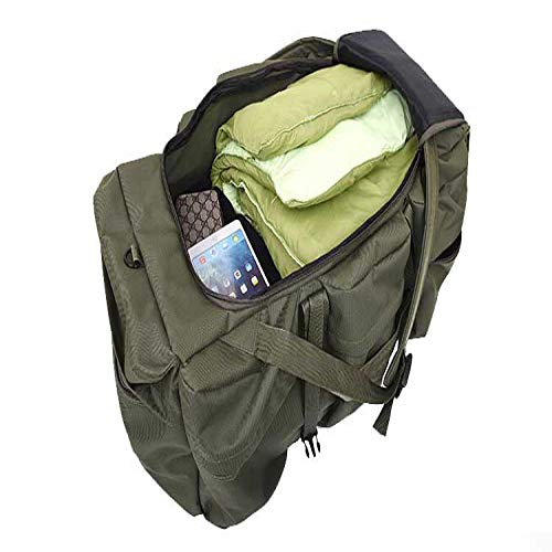 Bolsas de Lona de Escalada de montaña al Aire Libre 90L Bolsa de Alpinismo de Camuflaje Mochila táctica Militar de Gran Capacidad para Acampar