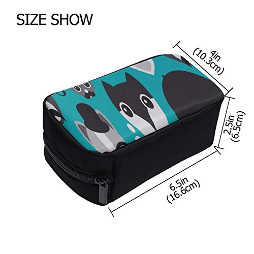 Bolsas de viaje para mujer Primavera Dibujos animados Mofeta Flores Hoja Bolsa de artículos de tocador cosméticos Bolsa de artículos de aseo Bolsa de artículos de baño colgantes para niñas Bolsas de