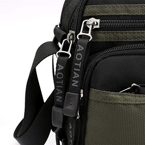 Bolso Bandolera Bolso Bandolera de Nailon Bolso Mensajero de Viaje Ligero