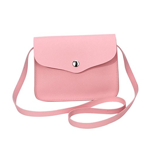 Bolso Bandolera Mujer Pequeña de Piel Bolsos de Hombro Colores para Niña por ESAILQ DP