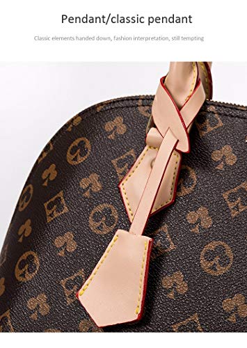 Bolso de Cuero de Shell Floral Bolso de Mensajero de Las señoras Bolso Bolso de Hombro de la PU