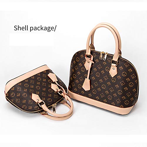 Bolso de Cuero de Shell Floral Bolso de Mensajero de Las señoras Bolso Bolso de Hombro de la PU