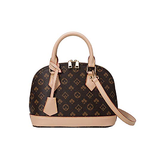 Bolso de Cuero de Shell Floral Bolso de Mensajero de Las señoras Bolso Bolso de Hombro de la PU