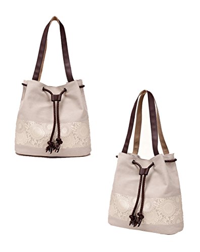 Bolso de hombro de lona, venta de liquidación Hengweiuk para mujer Hobo grandes Bolsos Crossbody Bolsa de impresión vintage para mujer Mochila de trabajo clásico bolso de viaje cosmético diario