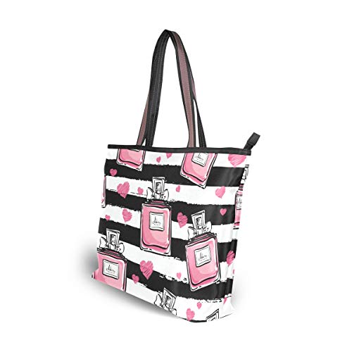 Bolso de Mano para Mujer con diseño de Franjas de Perfume