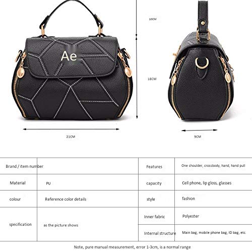 Bolso de Mensajero del Hombro de Las señoras de los Bolsos del diseñador de la Letra de Las señoras V