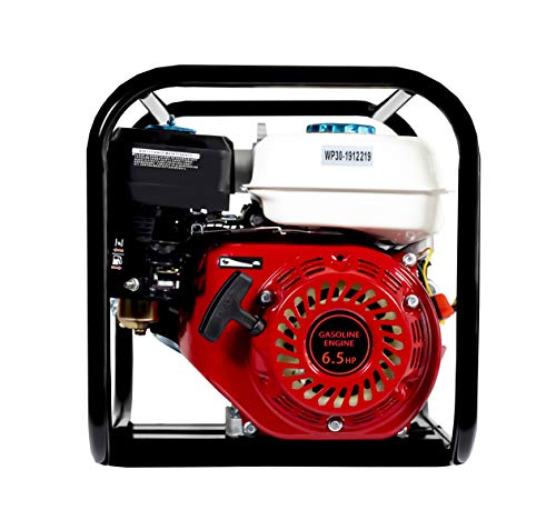 BOMBA DE AGUA CON MOTOR GASOLINA 163CC 50mm 4 TIEMPOS 30,000 LITROS/H ACCESORIOS INCLUIDOS