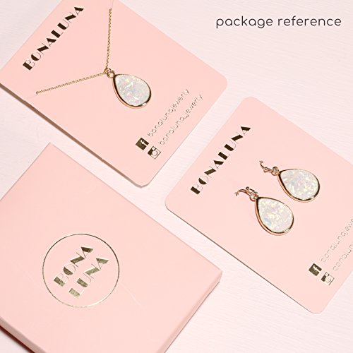 BONALUNA De las Mujeres Vintage Agua encrespada de la gotita Diseño Pendiente del Perno Prisionero Simple Oro