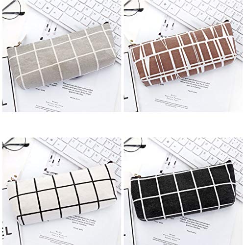 Boomly 4Pack Lona Escolar Estudiante Trapecio Bolsa Para Lápices Estuche Niños Y Niñas Neceser De Viaje Estuche De Maquillaje Bolso De Cosméticos