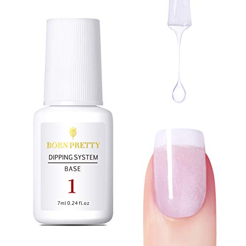 BORN PRETTY 7ml Dipping Powder System Liquid Clear Nail Art Manicure Gel Polish No UV Lamp Needed