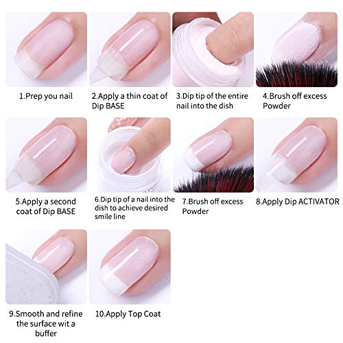 BORN PRETTY 7ml Dipping Powder System Liquid Clear Nail Art Manicure Gel Polish No UV Lamp Needed