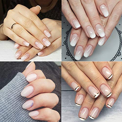 BORN PRETTY Opal Jelly Gel Blanco Soak Off Manicure Nail Art UV Gel polaco 1 botella 6 ml