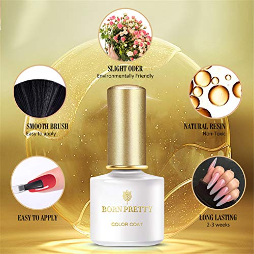 BORN PRETTY Opal Jelly Gel Blanco Soak Off Manicure Nail Art UV Gel polaco 1 botella 6 ml