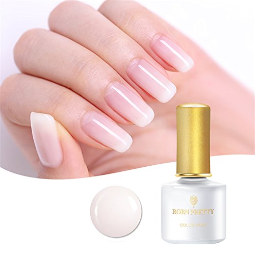 BORN PRETTY Opal Jelly Gel Blanco Soak Off Manicure Nail Art UV Gel polaco 1 botella 6 ml