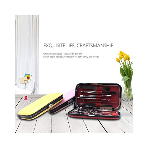 BOROK Tijeras De Uñas De Aspecto Lindo Y Tamaño Ajustado,Lima De Uñas para Hombres, Mujeres, Uñas Gruesas Y Duras Juego De Cortaúñas De Precisión Set De Manicura Mujer Pr Juego De Uñas Cortaúñas Uña