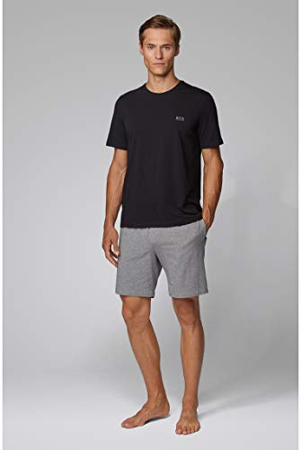 BOSS Mix & Match T-Shirt R Camiseta, Negro (Black 001), Large para Hombre