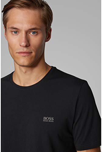 BOSS Mix & Match T-Shirt R Camiseta, Negro (Black 001), Large para Hombre