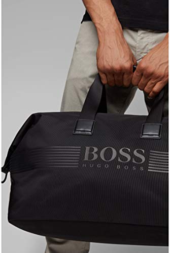 BOSS - Pixel_holdall, Carteras de mano con asa Hombre, Negro (Black), 27x28x52 cm (B x H T)