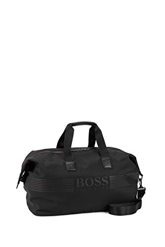 BOSS - Pixel_holdall, Carteras de mano con asa Hombre, Negro (Black), 27x28x52 cm (B x H T)