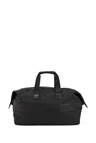 BOSS - Pixel_holdall, Carteras de mano con asa Hombre, Negro (Black), 27x28x52 cm (B x H T)