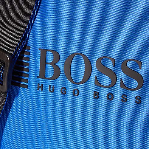 BOSS - Pixel_s Zip Env Bw, Shoppers y bolsos de hombro Hombre, Azul (Medium Blue), 1x23.5x19.5 cm (B x H T)