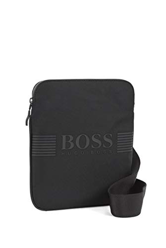 BOSS - Pixel_s Zip Env, Shoppers y bolsos de hombro Hombre, Negro (Black), 1x23.5x19.5 cm (B x H T)