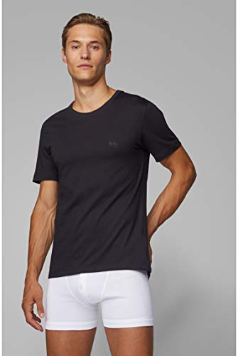BOSS T-Shirt RN 3p Co Camiseta para Hombre, Negro (Black), XX-Large, pack de 3