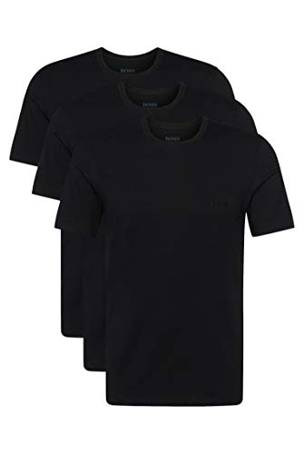 BOSS T-Shirt RN 3p Co Camiseta para Hombre, Negro (Black), XX-Large, pack de 3