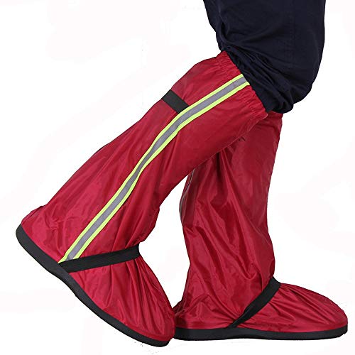 Botas antideslizantes para bicicletas Botas de lluvia de tela Oxford para adultos Set Hombres y mujeres Senderismo Senderismo Desierto Control de arena Cubierta de nieve Engrosamiento de los pies Anti