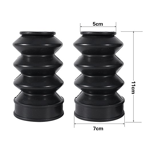 Botas de goma para cubierta de horquilla de motocicleta, 39mm, compatible con Sportster Dyna FX XL 883