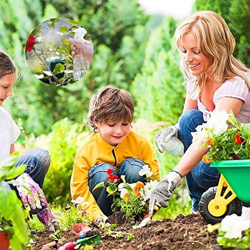 Botella de Spray Vacía de 4 Piezas, Pulverizador de Gatillo de Plástico Portátil de 200 ml, Botellas de Cosméticos, Contenedores de Viaje Vacíos, Botella de Spray de Niebla Vacía para Regar Plantas