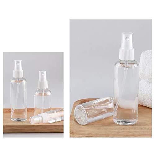 Botellas de pulverización de niebla fina Botellas de pulverización vacías Contenedor recargable Atomizador para cabello Spritzer portátil Botella de viaje Juego de pulverización Prueba de fugas para