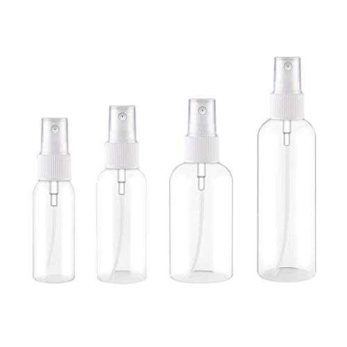 Botellas de pulverización de niebla fina Botellas de pulverización vacías Contenedor recargable Atomizador para cabello Spritzer portátil Botella de viaje Juego de pulverización Prueba de fugas para