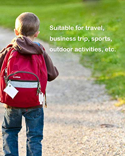 Botellas de Viaje con Clip para Llavero 50ml Botellas de Viaje Contenedor para Desinfectante de Manos Contenedor Desinfectante de Manos a Prueba de Fugas Rellenable(6 Piezas)