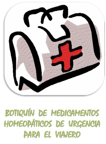 Botiquín de medicamentos homeopáticos de urgencia para el viajero