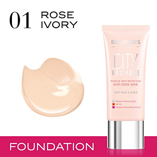 Bourjois City Radiance Foundation 01 Rose Ivory Rozświetlający podkład do twarzy