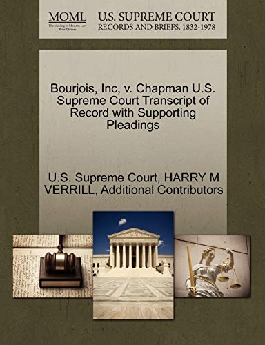Bourjois, Inc, v. Chapman U.S. Supreme Court Transcript of Record with Supporting Pleadings