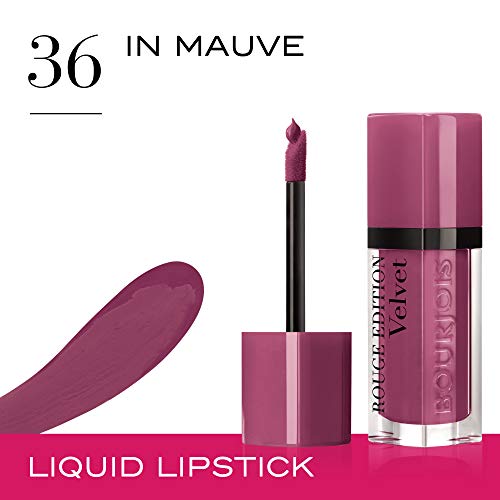 Bourjois Rouge Edition Velvet Barra de Labios Líquida Tono 36 In Mauve - 28 gr
