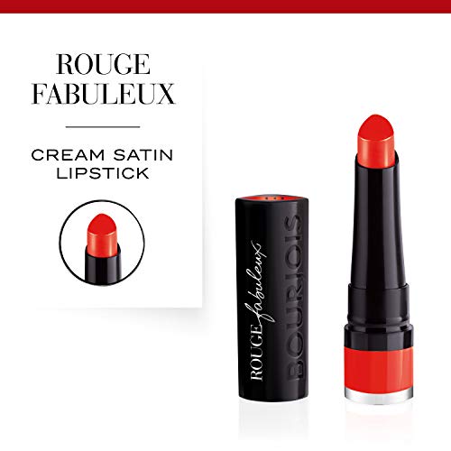 Bourjois Rouge Fabuleux Barra de Labios, Tono 010 Scarlet it be (Gama rojos) - 23g (29122106010)