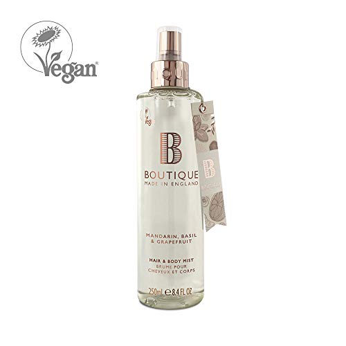 Boutique Mandarin, Basil & Grapefruit Vegan Hair & Body Mist 1 x 250ml