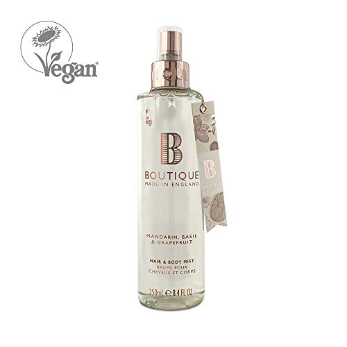 Boutique Mandarin, Basil & Grapefruit Vegan Hair & Body Mist 1 x 250ml