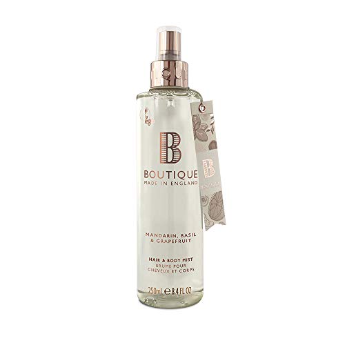 Boutique Mandarin, Basil & Grapefruit Vegan Hair & Body Mist 1 x 250ml