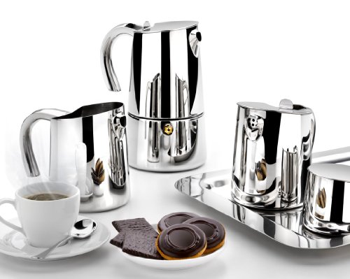 BRA Bella - Cafetera, Capacidad 10 Tazas, Acero Inoxidable 18/10