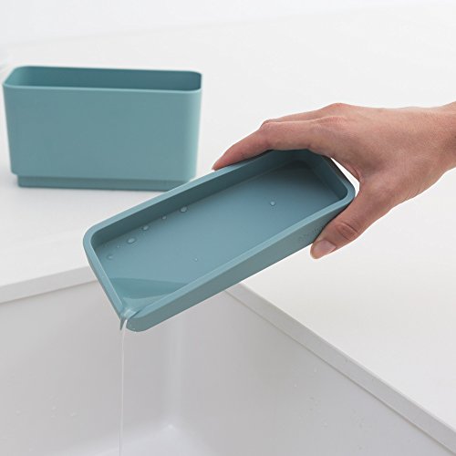Brabantia Organizador de Fregadero, Verde Menta, 8,5 x 19 x 11.5 cm