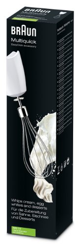 Braun Minipimer MQ10 WH - Accesorio varilla, acero inoxidable, apto lavavajillas, color blanco