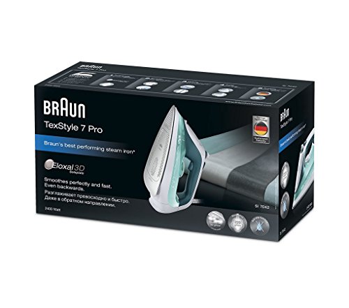 Braun TexStyle 7 SI7042GR Plancha, color verde, 2400 W