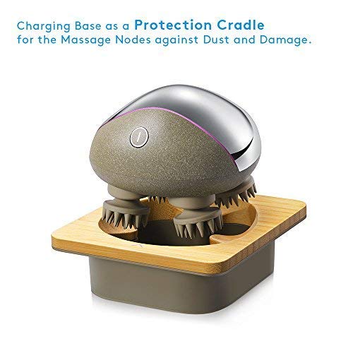 Breo Masajeador de Cuero Cabelludo, Masajeador Impermeable de Cabeza y Cuerpo para Relajar los Músculos Tensos y Mejorar la Circulación Sanguínea, Uso Húmedo y Seco - Scalp mini