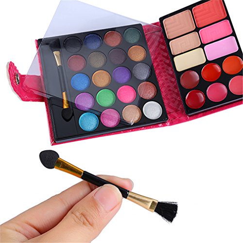 BrilliantDay 32 color paleta de sombra de ojos Blush Corrector Kit Belleza brillo de labios maquillaje Set