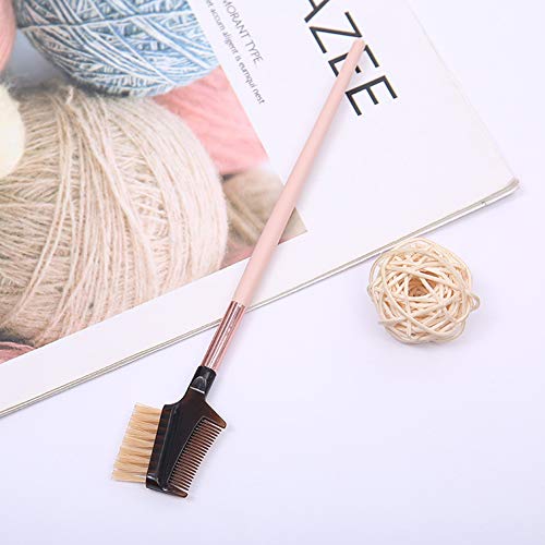 Brochas de Maquillaje, Brochas Maquillaje Profesional Vegano/Sintético set brochas maquillaje brochas ojos Cosmética, rosa(10pcs)