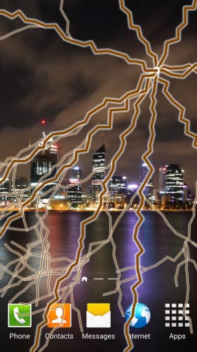 Broma de pantalla de relámpago